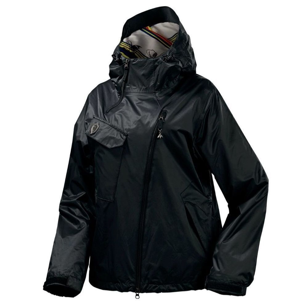 B By Burton Khalo Black Multi-Zip Waterproof Pullover Jacket - Women's XS
